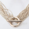 Tiffany & Co. 925 Silver Heart Multi Strand Necklace
