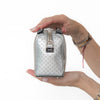 Tods Silver Don Convertible Clutch Crossbody Bag