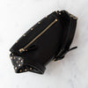 Valentino Garavani Rockstud Black Leather Belt Bag