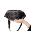 Valentino Garavani Rockstud Black Leather Belt Bag