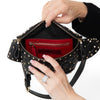 Valentino Garavani Rockstud Black Leather Belt Bag