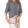 Valentino Garavani Rockstud Small Pink Leather Crossbody Bag