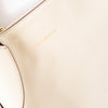 Victoria Beckham Off White Leather Half Moon Hobo Bag