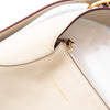Victoria Beckham Off White Leather Half Moon Hobo Bag