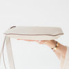 Victoria Beckham Off White Leather Half Moon Hobo Bag