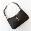 Saint Laurent Medium Black Leather Le 5 a 7 Shoulder Bag