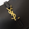 Saint Laurent Medium Black Leather Le 5 a 7 Shoulder Bag