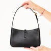 Saint Laurent Medium Black Leather Le 5 a 7 Shoulder Bag