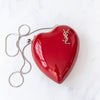Yves Saint Laurent Red Love Box Patent Leather Bag