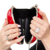 Yves Saint Laurent Red Love Box Patent Leather Bag
