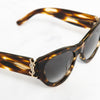 Saint Laurent Cat Eye Havana Sunglasses