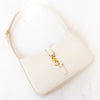 Saint Laurent Medium Off White Leather Le 5 a 7 Shoulder Bag