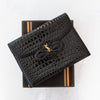 Yves Saint Laurent Black Envelope Clutch Bag