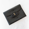 Yves Saint Laurent Black Envelope Clutch Bag