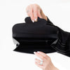 Yves Saint Laurent Black Envelope Clutch Bag