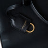Saint Laurent Cabas Black Calfskin Leather Bag