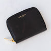 Saint Laurent Black Zip Around Wallet