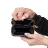 Saint Laurent Black Zip Around Wallet
