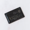 Yves Saint Laurent Black Patent Leather Y Mail Card Holder