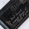 Yves Saint Laurent Black Patent Leather Y Mail Card Holder