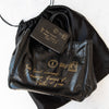 Yves Saint Laurent Rive Gauche Small Black Patent Leather Y Mail Tote Bag