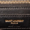Saint Laurent Green Croc Embossed Leather Cassandra Clasp Crossbody Flap Bag