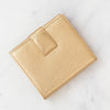 Yves Saint Laurent Metallic Gold Y Mail Wallet