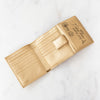 Yves Saint Laurent Metallic Gold Y Mail Wallet
