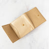Yves Saint Laurent Metallic Gold Y Mail Wallet