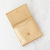 Yves Saint Laurent Metallic Gold Y Mail Wallet