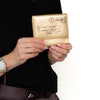 Yves Saint Laurent Metallic Gold Y Mail Wallet