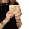 Yves Saint Laurent Metallic Gold Y Mail Wallet
