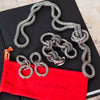 Lara Bohinc Rosetta Necklace Earrings And Bracelet Platinum And Silver Plated - EVEYSPRELOVED