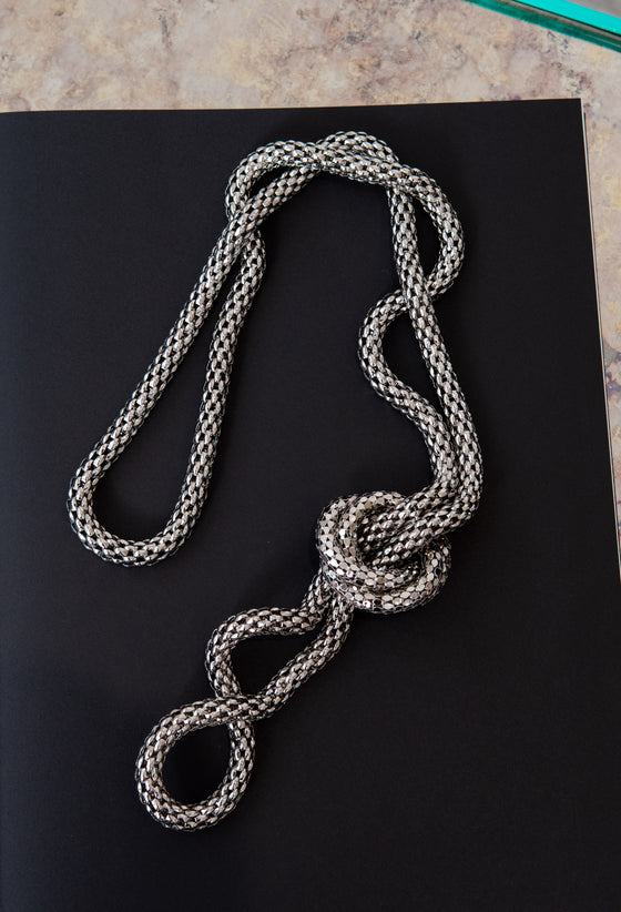 Lara Bohinc Rosetta Necklace Earrings And Bracelet Platinum And Silver Plated - EVEYSPRELOVED