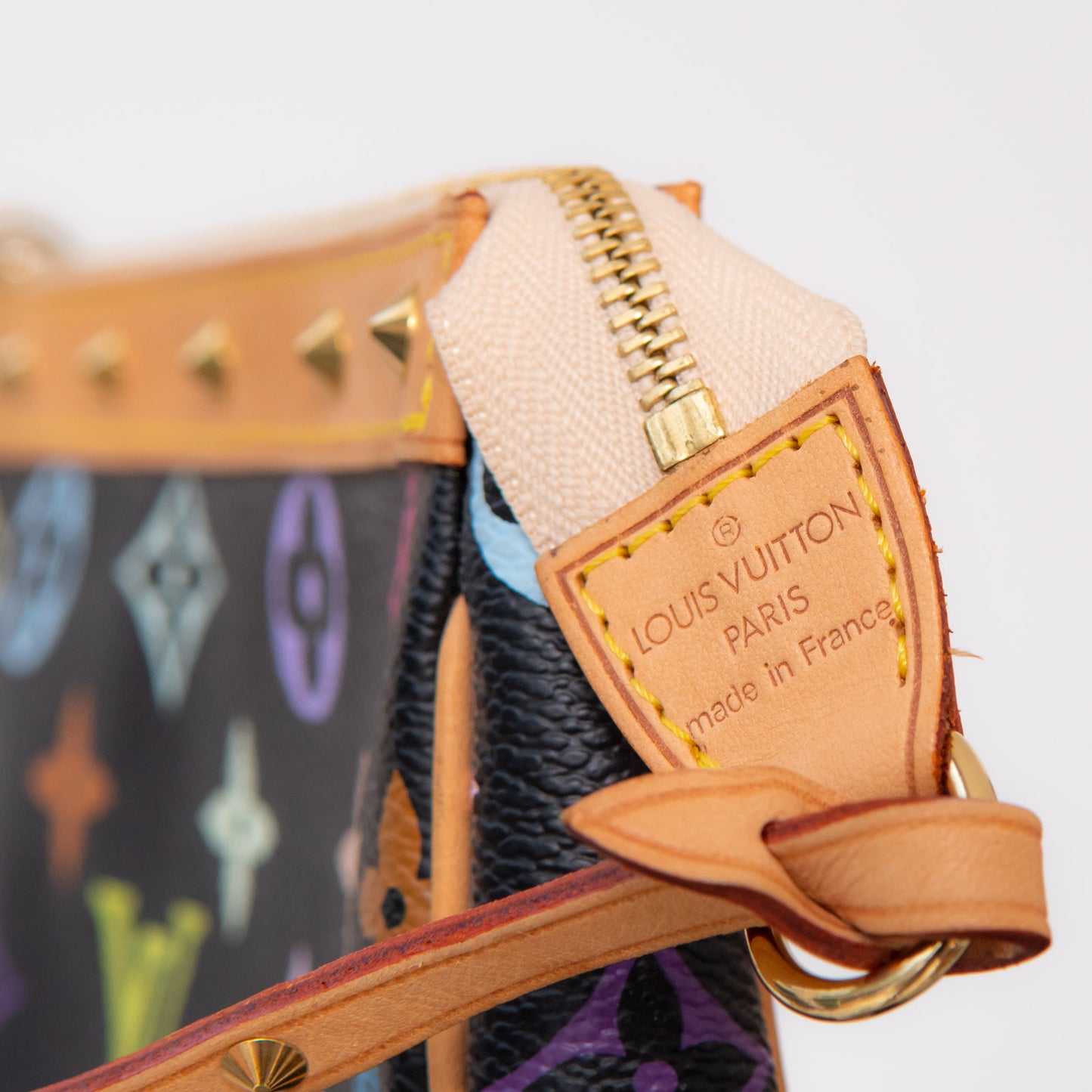 Louis Vuitton Pochette Accessoires Takashi Murakami Monogram Multicolore Noir