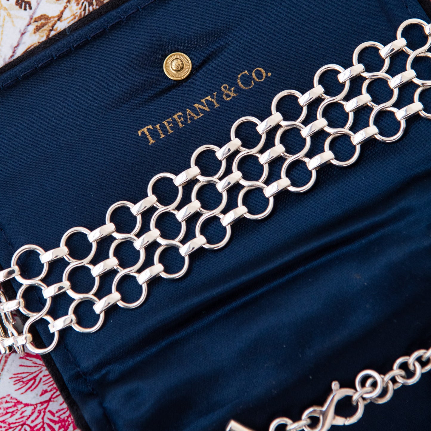 Tiffany Silver Necklace And Bracelet Set