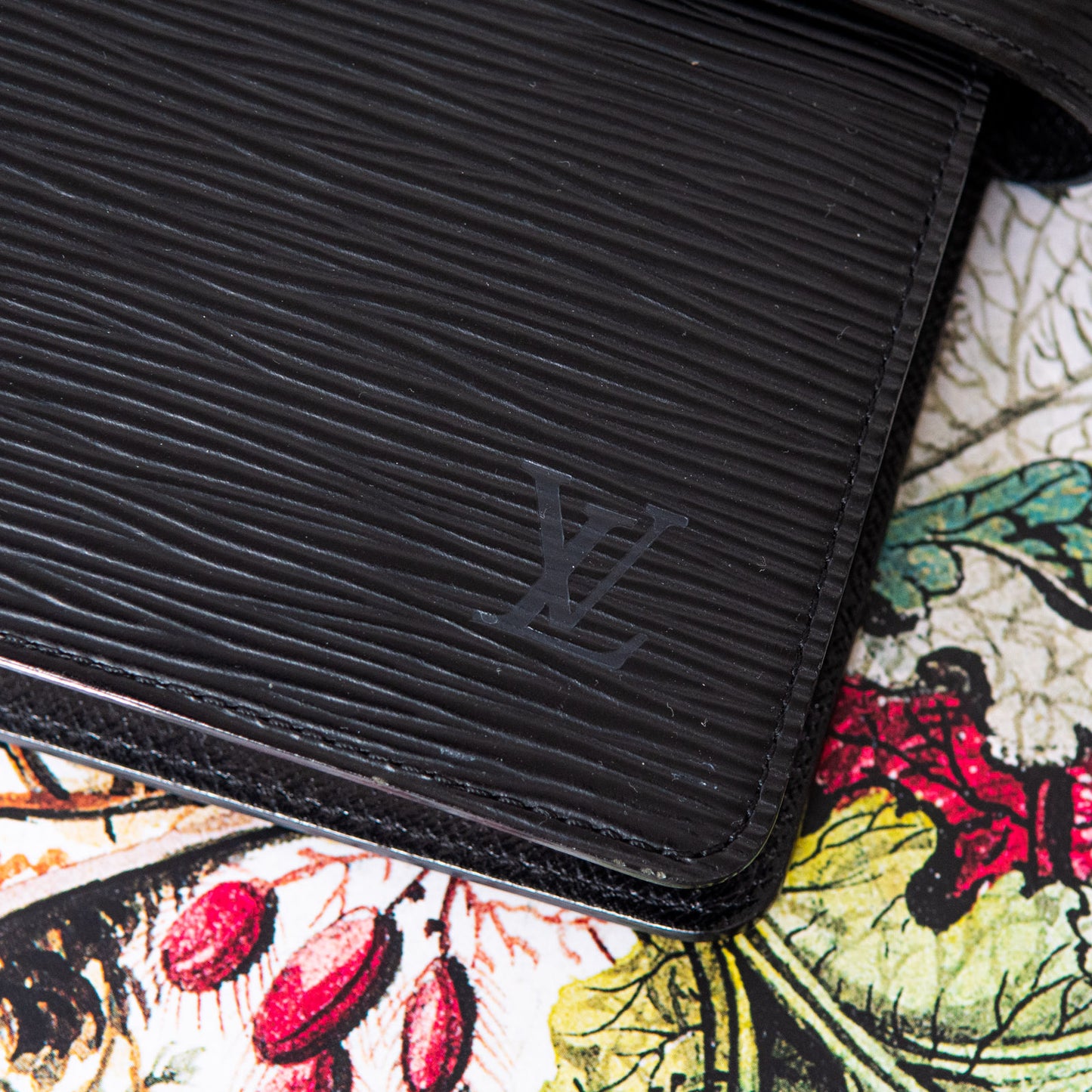 Louis Vuitton Medium Black Epi Leather Agenda