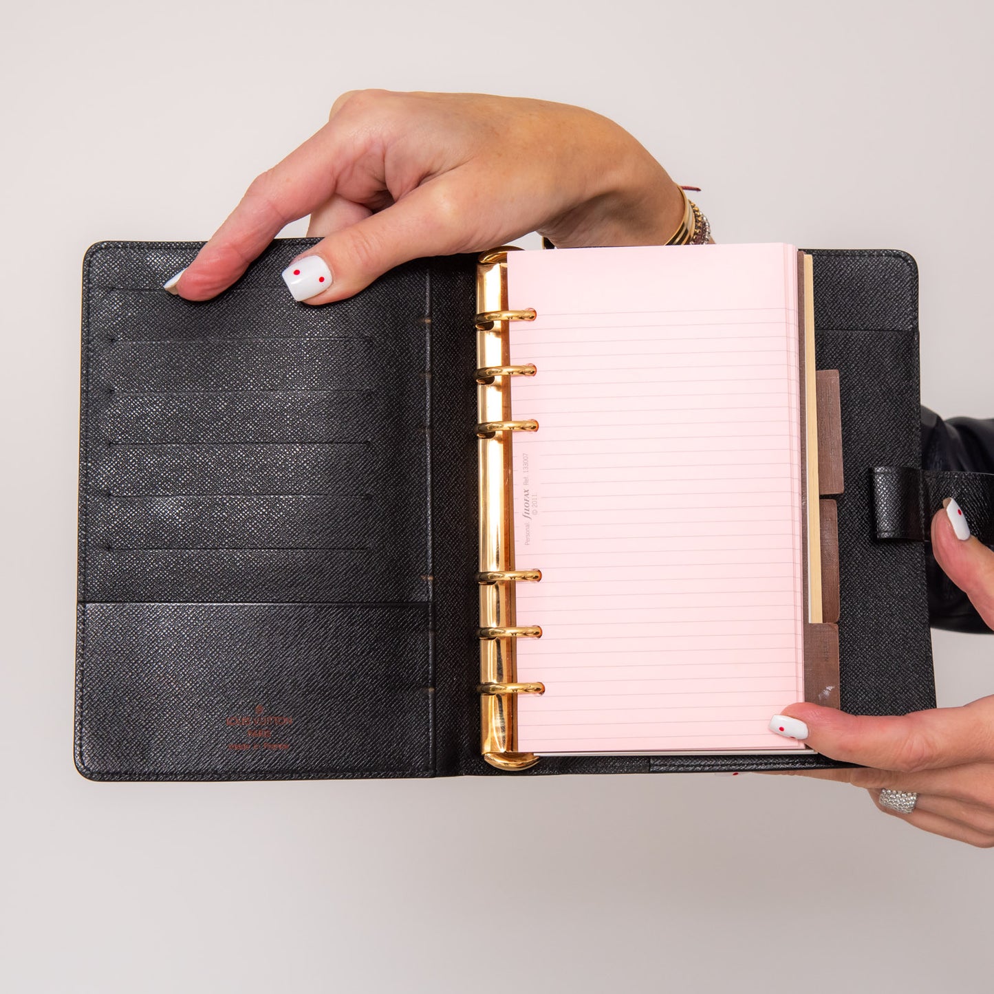 Louis Vuitton Medium Black Epi Leather Agenda