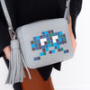 Anya Hindmarch Grey Leather Crossbody Bag - EVEYSPRELOVED