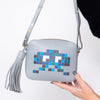 Anya Hindmarch Grey Leather Crossbody Bag - EVEYSPRELOVED