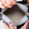 Anya Hindmarch Grey Leather Crossbody Bag - EVEYSPRELOVED