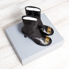 Balenciaga Black BB Leather Boots Size 37 - EVEYSPRELOVED