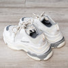 Balenciaga White Triple S Low Top Trainers - EVEYSPRELOVED