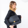Celine Black Leather Trapeze Bag Celine