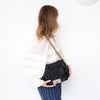 Celine Vintage Black Leather Shoulder Bag Celine