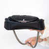 Celine Vintage Black Leather Shoulder Bag Celine