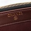 Chanel Black Caviar Leather Double Zip Crossbody Bag