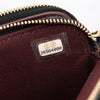 Chanel Black Caviar Leather Double Zip Crossbody Bag