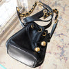 Chanel Vintage CC Black Mini Bucket Bag