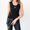 Chanel Vintage CC Black Mini Bucket Bag